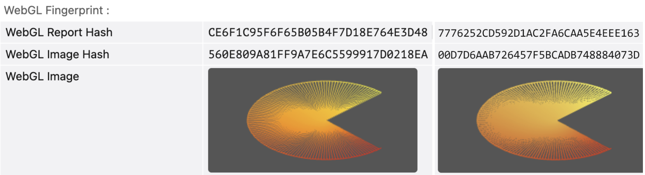 WebGL noise comparison