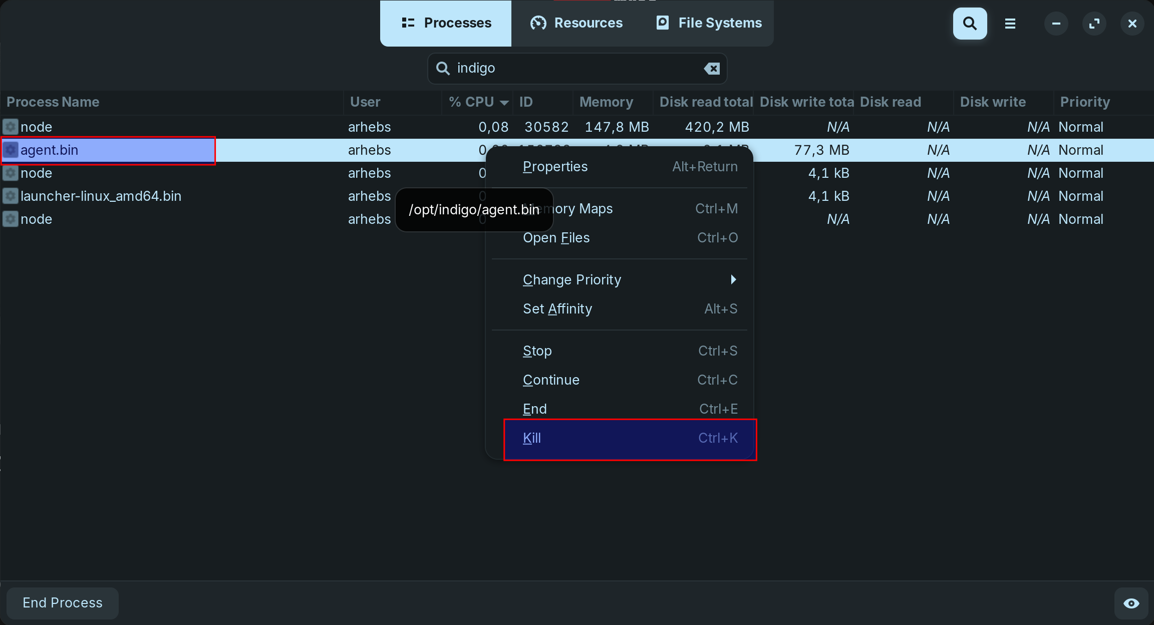 Linux System Monitor