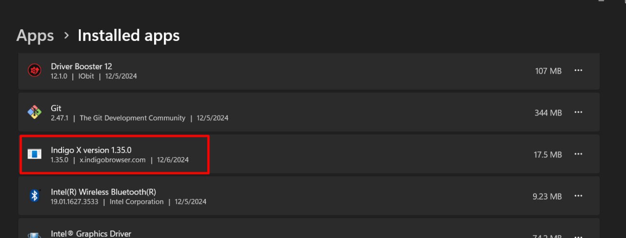 Checking the version in Windows